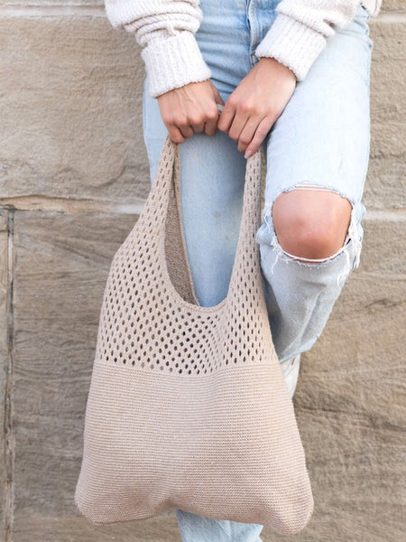 Summer Resort Knit Hobo Bag - Beach Babes Beachwear - Fort Lauderdale