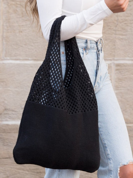 Summer Resort Knit Hobo Bag - Beach Babes Beachwear - Fort Lauderdale