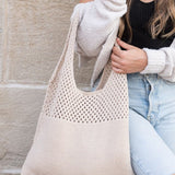 Summer Resort Knit Hobo Bag - Beach Babes Beachwear - Fort Lauderdale