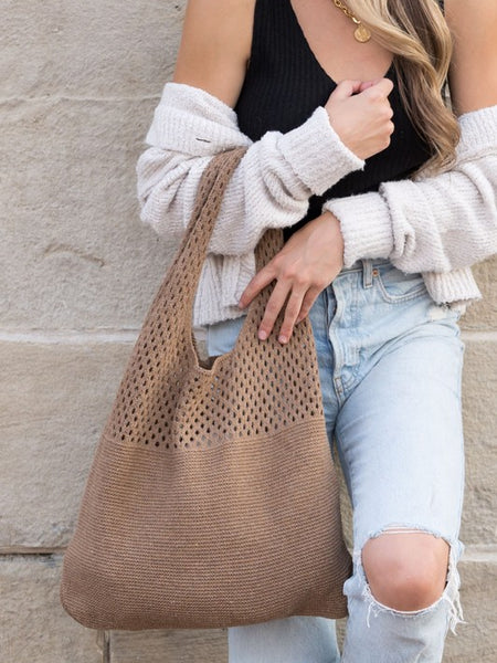 Summer Resort Knit Hobo Bag - Beach Babes Beachwear - Fort Lauderdale