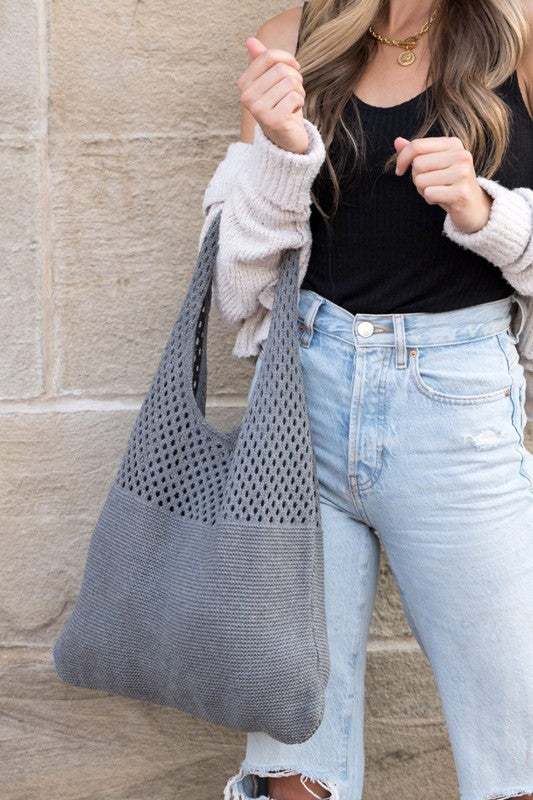 Summer Resort Knit Hobo Bag - Beach Babes Beachwear - Fort Lauderdale