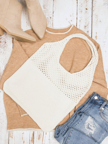 Summer Resort Knit Hobo Bag - Beach Babes Beachwear - Fort Lauderdale