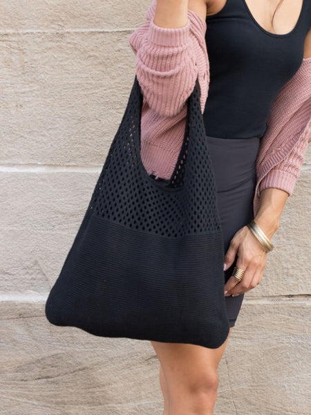 Summer Resort Knit Hobo Bag - Beach Babes Beachwear - Fort Lauderdale