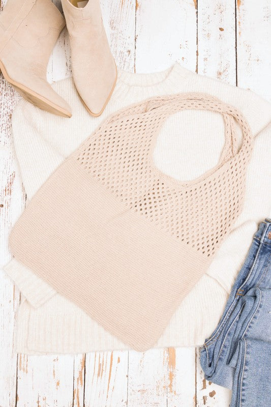 Summer Resort Knit Hobo Bag - Beach Babes Beachwear - Fort Lauderdale