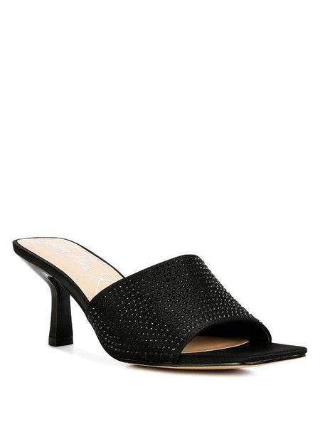 Beatrice Mid Heel Slide Sandals - Beach Babes Beachwear - Fort Lauderdale