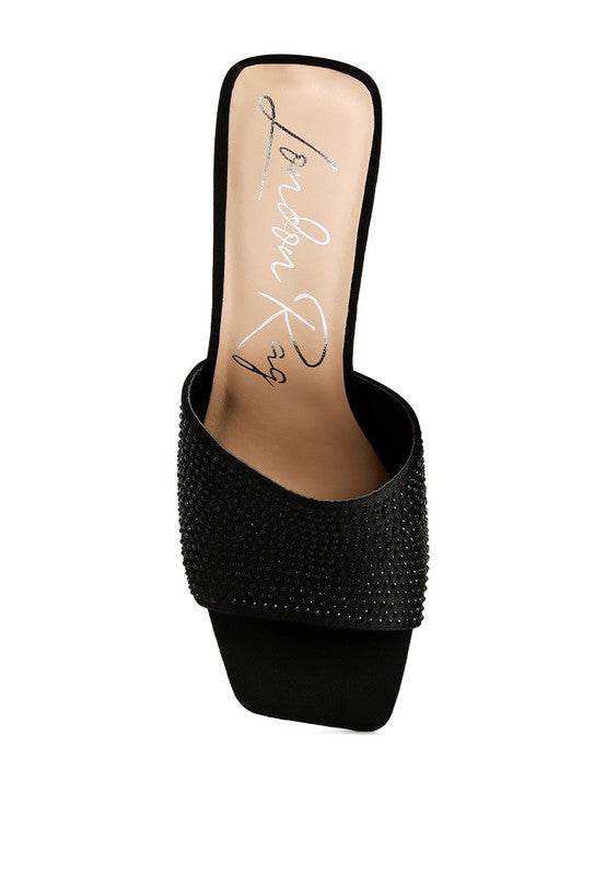 Beatrice Mid Heel Slide Sandals - Beach Babes Beachwear - Fort Lauderdale