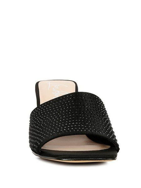 Beatrice Mid Heel Slide Sandals - Beach Babes Beachwear - Fort Lauderdale