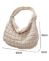 Beige Quilted Jennie Shoulder Bag - Perfect for Beach Wear - Beach Babes Beachwear - Fort Lauderdale