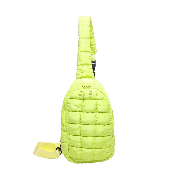 Skyler Quilted Puffer Sling - Beach Babes Beachwear - Fort Lauderdale