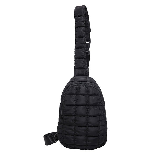 Skyler Quilted Puffer Sling - Beach Babes Beachwear - Fort Lauderdale