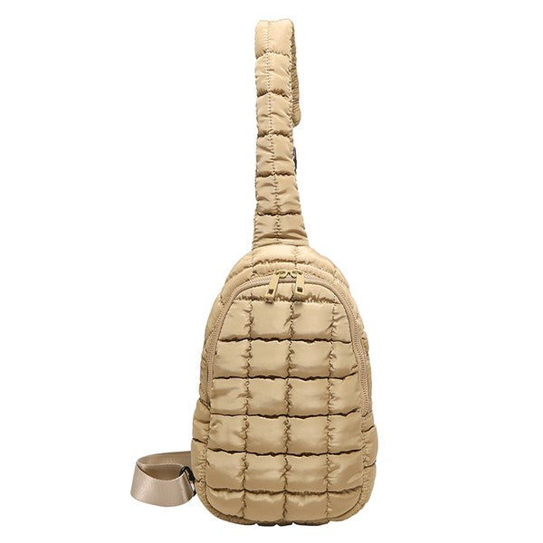 Skyler Quilted Puffer Sling - Beach Babes Beachwear - Fort Lauderdale