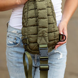 Skyler Quilted Puffer Sling - Beach Babes Beachwear - Fort Lauderdale