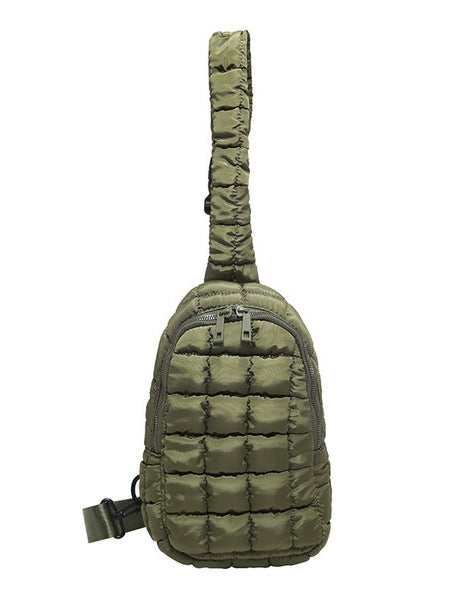 Skyler Quilted Puffer Sling - Beach Babes Beachwear - Fort Lauderdale