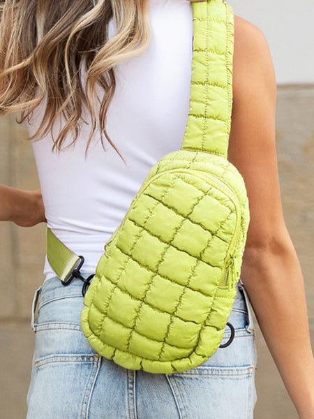 Skyler Quilted Puffer Sling - Beach Babes Beachwear - Fort Lauderdale