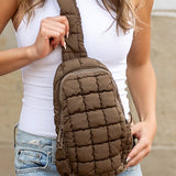 Skyler Quilted Puffer Sling - Beach Babes Beachwear - Fort Lauderdale