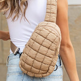 Skyler Quilted Puffer Sling - Beach Babes Beachwear - Fort Lauderdale
