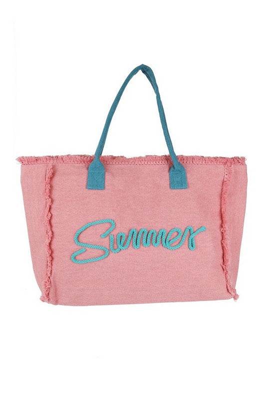 Chic Oversized Fringe Tote for Beach Wear Adventures - Beach Babes Beachwear - Fort Lauderdale