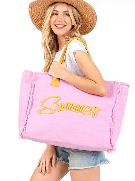 Chic Oversized Fringe Tote for Beach Wear Adventures - Beach Babes Beachwear - Fort Lauderdale