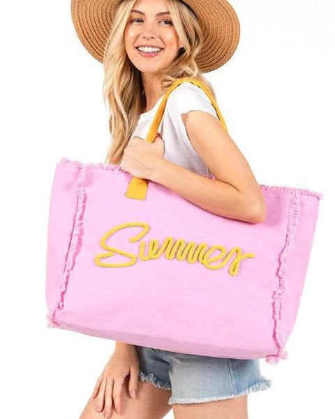 Chic Oversized Fringe Tote for Beach Wear Adventures - Beach Babes Beachwear - Fort Lauderdale