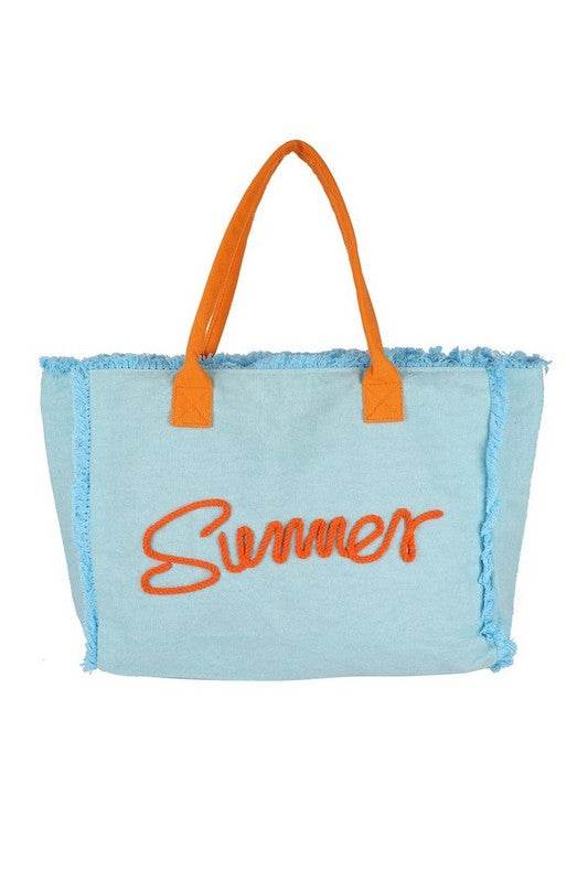 Chic Oversized Fringe Tote for Beach Wear Adventures - Beach Babes Beachwear - Fort Lauderdale