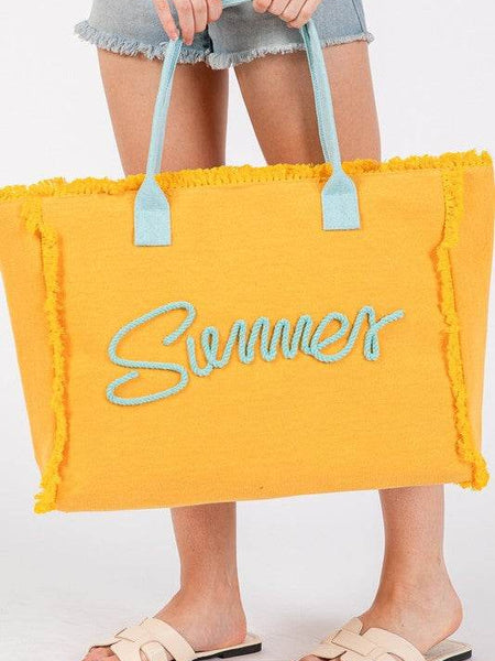 Chic Oversized Fringe Tote for Beach Wear Adventures - Beach Babes Beachwear - Fort Lauderdale