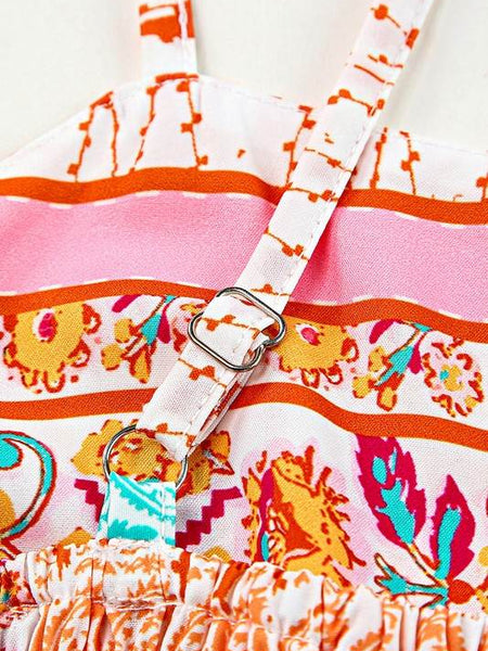 Boho Patchwork Square Neck Sundress - Resort Wear Delight - Beach Babes Beachwear - Fort Lauderdale