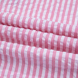 Pink Striped V-Neck Dolman Blouse | Beach Wear - Beach Babes Beachwear - Fort Lauderdale