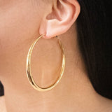 Gold Hoop Earrings - Beach Babes Beachwear - Fort Lauderdale