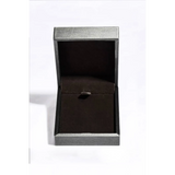Empty black and silver jewelry box for 3 carat sterling silver necklace from Trendsi
