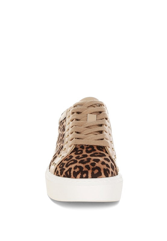 Studded Leopard Sneakers - Beach Babes Beachwear - Fort Lauderdale