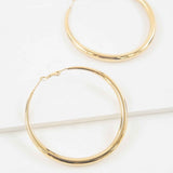 Gold Hoop Earrings - Beach Babes Beachwear - Fort Lauderdale