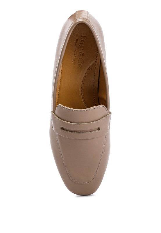 Classic Leather Penny Loafers - Beach Babes Beachwear - Fort Lauderdale