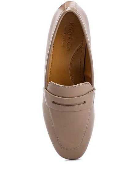 Classic Leather Penny Loafers - Beach Babes Beachwear - Fort Lauderdale