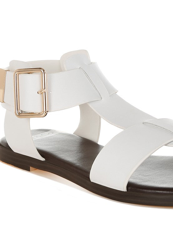 Stylish Gladiator Flats Sandals for Ladies - Beach Babes Beachwear - Fort Lauderdale