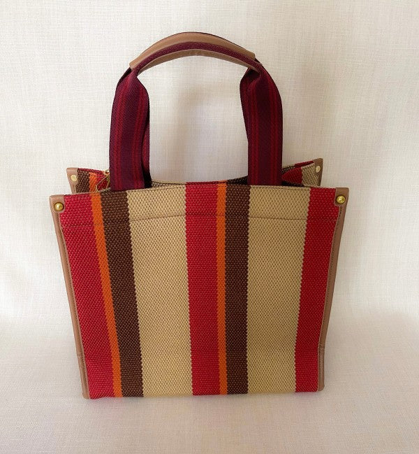 Versatile Stripe Tote: Essential Beach Wear Accessory - Beach Babes Beachwear - Fort Lauderdale