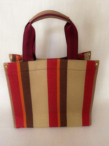 Versatile Stripe Tote: Essential Beach Wear Accessory - Beach Babes Beachwear - Fort Lauderdale