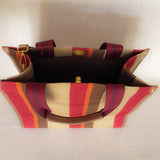 Versatile Stripe Tote: Essential Beach Wear Accessory - Beach Babes Beachwear - Fort Lauderdale