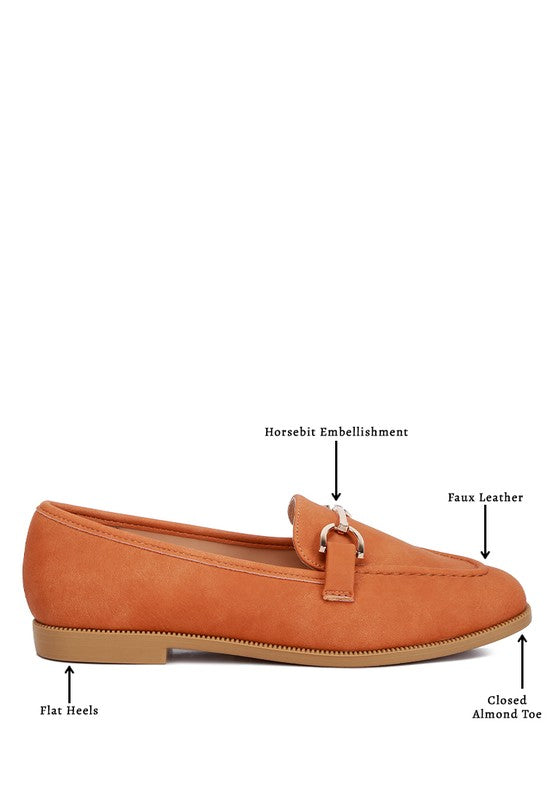 Jagger Horsebit Tan Flat Loafers - Beach Babes Beachwear - Fort Lauderdale