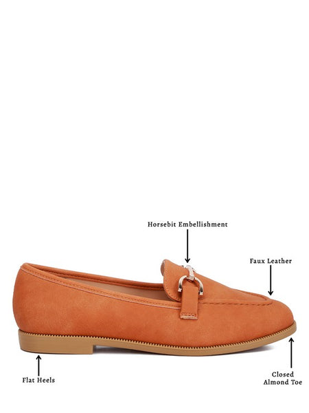 Jagger Horsebit Tan Flat Loafers - Beach Babes Beachwear - Fort Lauderdale