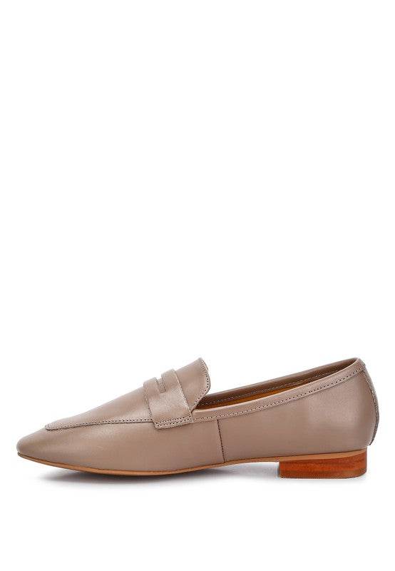 Classic Leather Penny Loafers - Beach Babes Beachwear - Fort Lauderdale