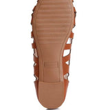 Chic Woven Peep Toe Flat Sandals - Beach Babes Beachwear - Fort Lauderdale