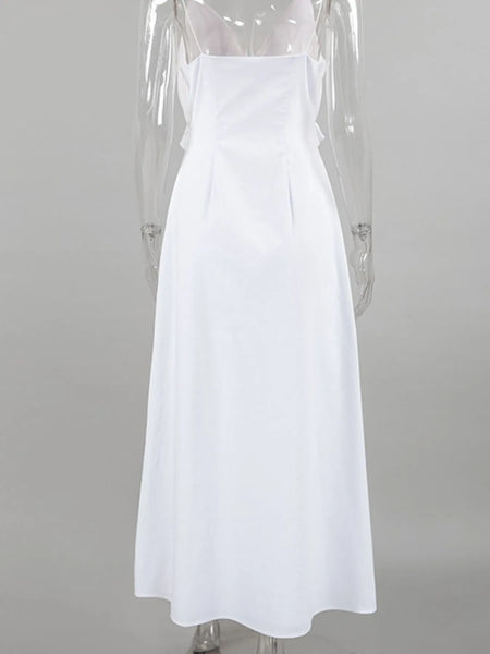 Ruffled A-Line  Maxi Dress - Beach Babes Beachwear - Fort Lauderdale