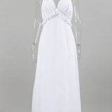 Ruffled A-Line  Maxi Dress - Beach Babes Beachwear - Fort Lauderdale