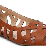 Chic Woven Peep Toe Flat Sandals - Beach Babes Beachwear - Fort Lauderdale