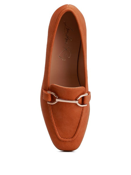 Jagger Horsebit Tan Flat Loafers - Beach Babes Beachwear - Fort Lauderdale