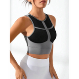 Color Block Round Neck Active Tank - Beach Babes Beachwear - Fort Lauderdale