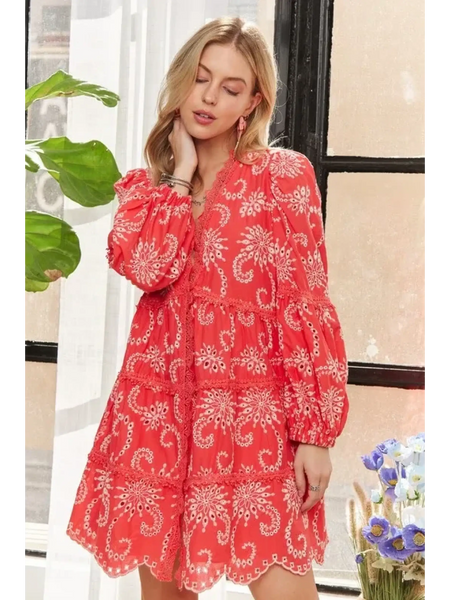 Stylish Floral Puff Sleeve Dress - Beach Fashion 2025, Lightweight & Flattering - Beach Babes Beachwear - Fort Lauderdale