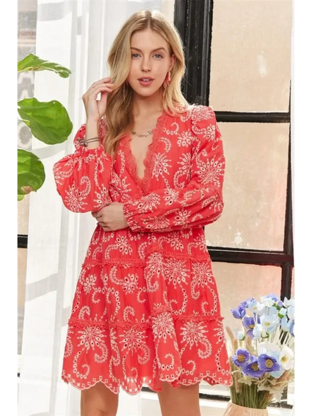 Stylish Floral Puff Sleeve Dress - Beach Fashion 2025, Lightweight & Flattering - Beach Babes Beachwear - Fort Lauderdale