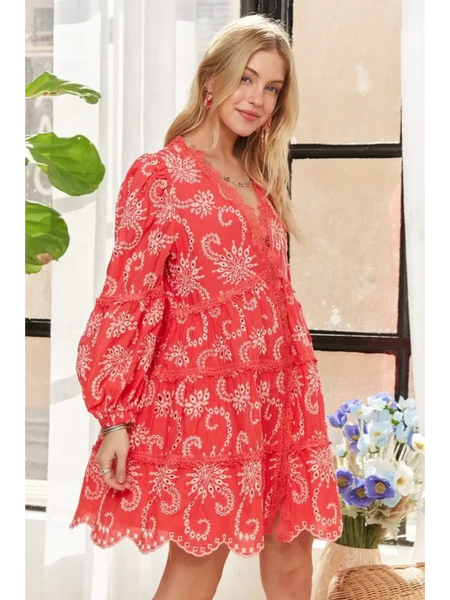 Stylish Floral Puff Sleeve Dress - Beach Fashion 2025, Lightweight & Flattering - Beach Babes Beachwear - Fort Lauderdale