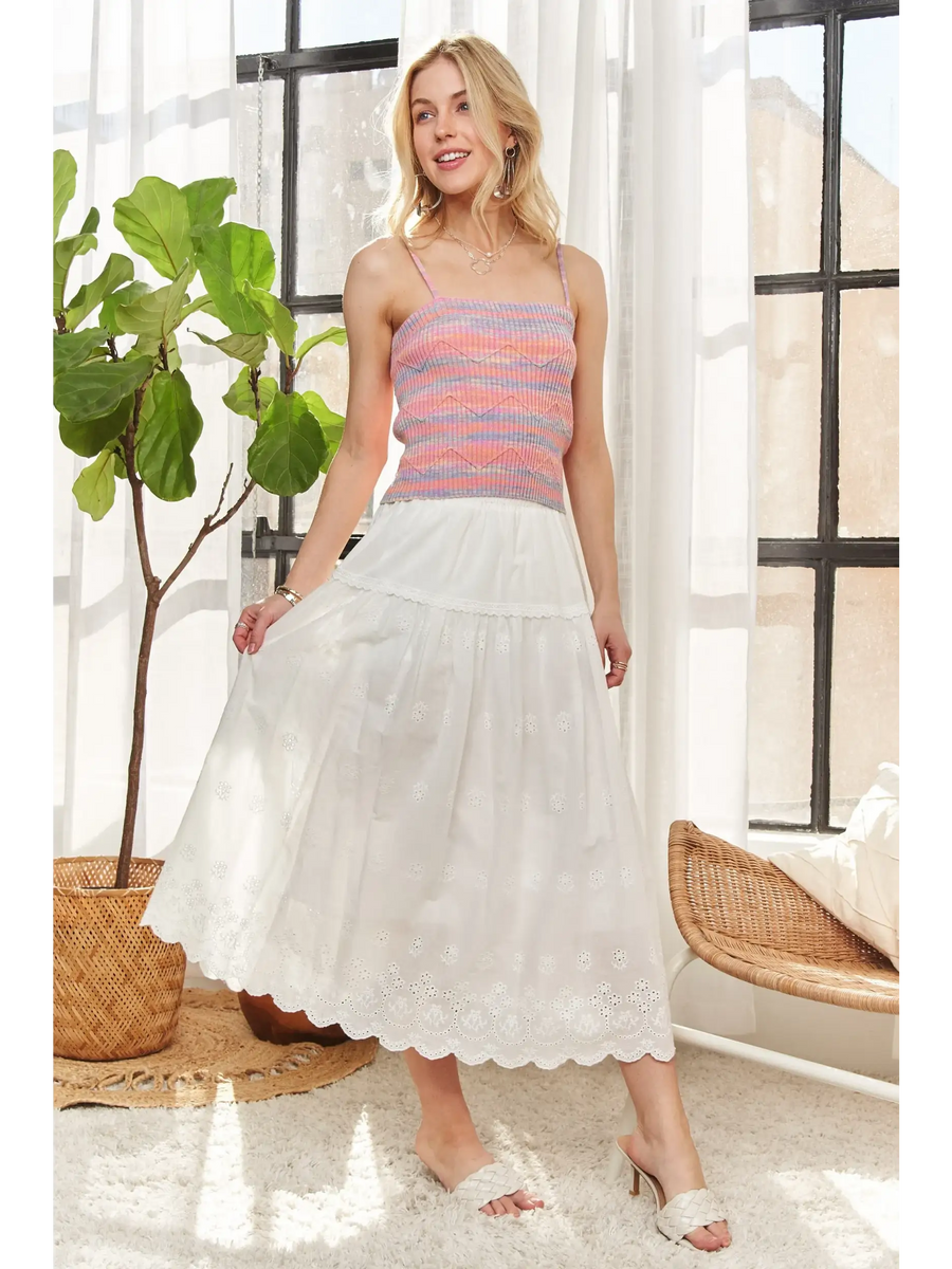 Pink Dressy Stylish Tank Top - Beach Babes Beachwear - Fort Lauderdale
